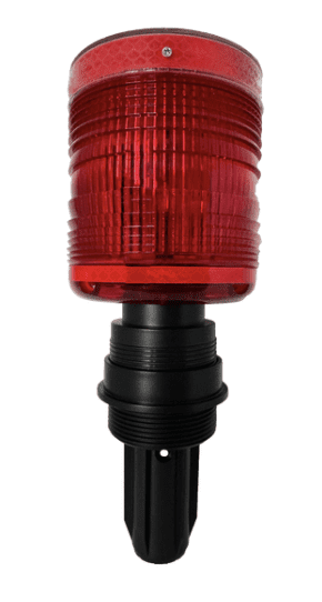 Type-D Dual Function Airport Solar Barricade Light